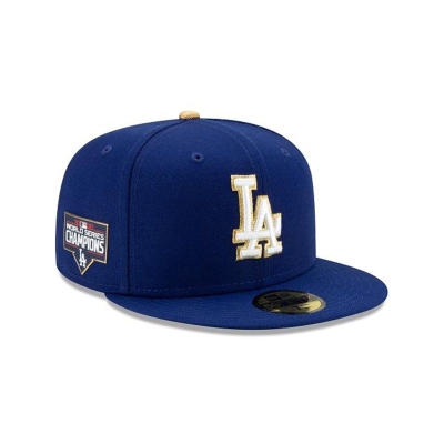 Los Angeles Dodgers Gorra | New Era MLB Gold Collection 59fifty Fitted Cap Mexico - Azules